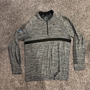 Nike Men's Golf Dri-Fit Quarter Zip Lions Shirt - Medium